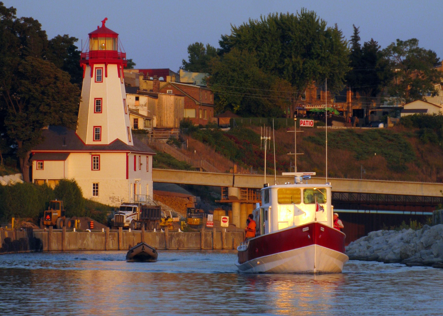 Boat and Lighthouse